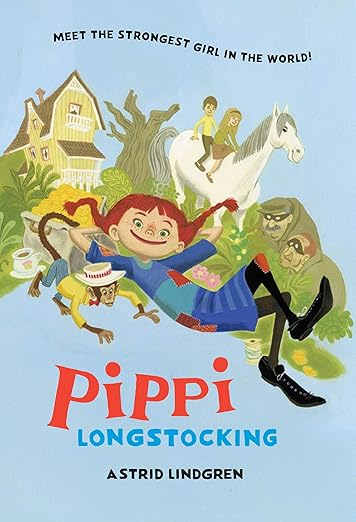 Pippi Longstocking Book Cover for Pippi Longstocking